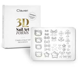Clavier Profesjonalne formy Nail Art Forms 3D, nr.04
