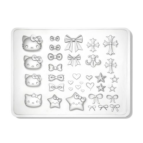Clavier Profesjonalne formy Nail Art Forms 3D, nr.04