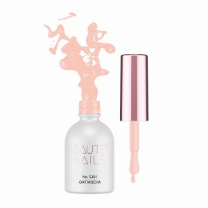SAUTE NAILS Lakier Hybrydowy - S301 Oat Mocha 8 ml
