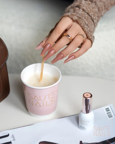 SAUTE NAILS Lakier Hybrydowy - S301 Oat Mocha 8 ml