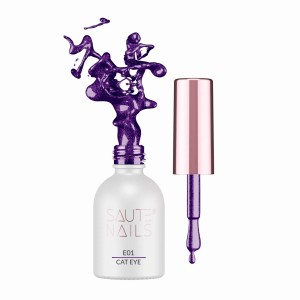 Saute Nails Lakier Hybrydowy - Cat Eye Effect E01 8 ml