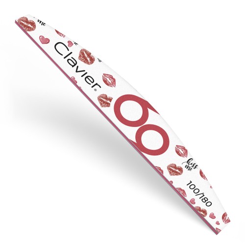 Clavier Pilnik do paznokci KISS łódka 100/180, 10szt.