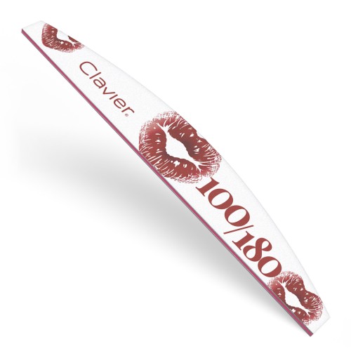 Clavier Pilnik do paznokci KISS łódka 100/180, 10szt.
