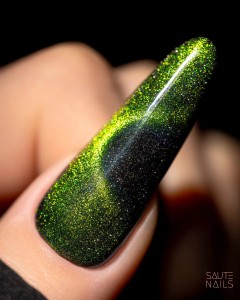Saute Nails Lakier Hybrydowy - Cat Eye Effect E02 8 ml