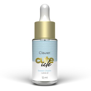Clavier Oliwka do skórek, paznokci z pipetką CUTE ICLE, Sweet Charm, 12ml