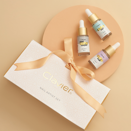 Clavier Oliwka do skórek, paznokci z pipetką CUTE ICLE, Belle Elegance, 12ml