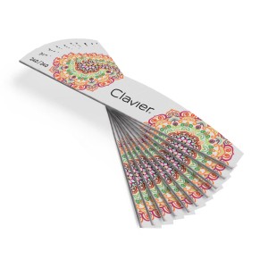Clavier Pilnik do paznokci łódka, Mandala 240/240, 10szt.