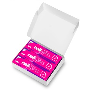 Clavier Waciki do paznokci, bezpyłowe Nail Wipes 3×325 szt. manicure