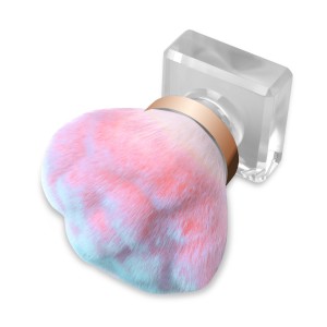 Clavier Pędzel do odpylania pyłu w etui, do paznokci, flower rainbow