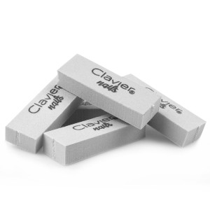 Clavier Mini blok polerski, Buffer do paznokci, szary 100/180, 50szt