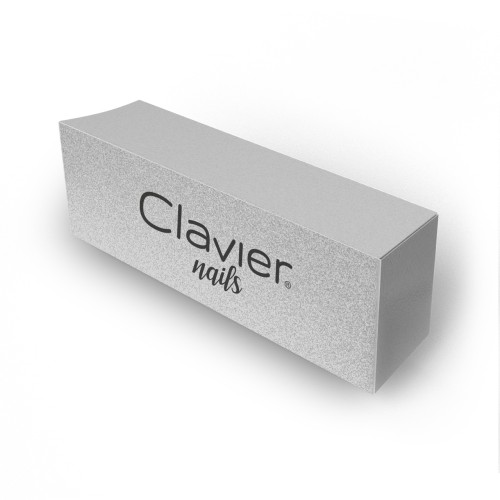 Clavier Mini blok polerski, Buffer do paznokci, szary 100/180, 50szt