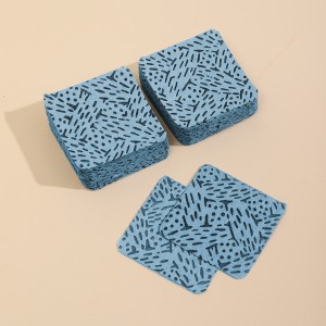Clavier Perforowane waciki do paznokci, bezpyłowe Nail Wipes 600 szt., niebieskie