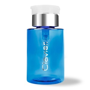 Clavier Dozownik z Pompką, na płyny, cleaner, aceton niebieski/ transparentny, 180 ml 1 szt.