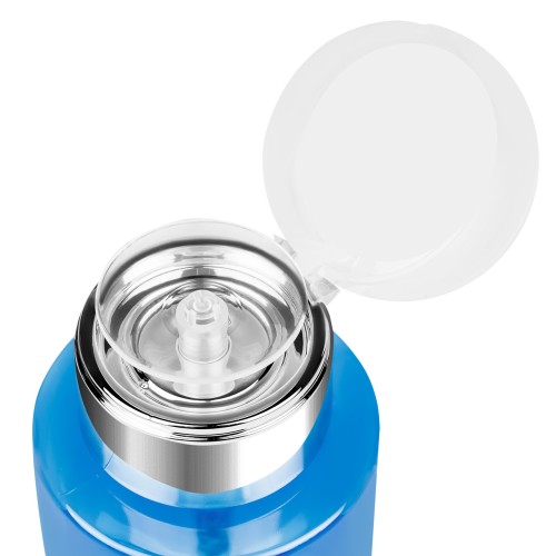 Clavier Dozownik z Pompką, na płyny, cleaner, aceton niebieski/ transparentny, 180 ml 1 szt.