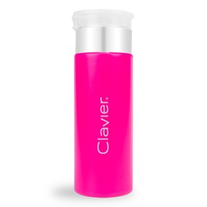 Clavier Dozownik z Pompką, na płyny, cleaner, aceton 150 ml różowy