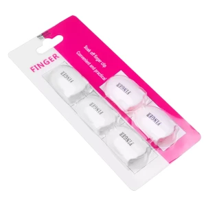 Clavier Plastikowe klipsy do ściągania hybryd biało różowe 5 szt.