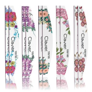 Clavier Pilnik Flowers łódka, profesjonalny, dwustronny gradacja 100/180 ZESTAW 10 SZTUK!!!