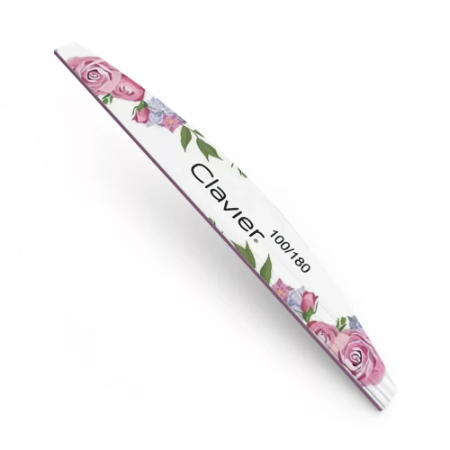 Clavier Pilnik Flowers łódka, profesjonalny, dwustronny gradacja 100/180 ZESTAW 10 SZTUK!!!