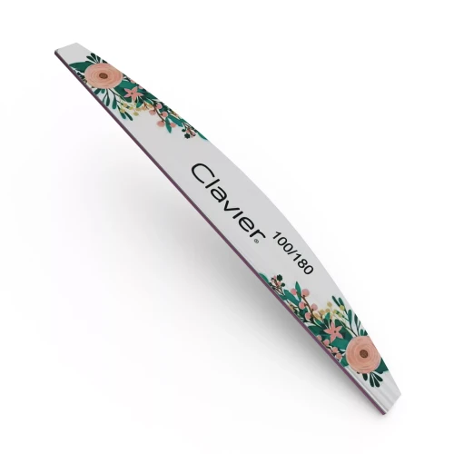 Clavier Pilnik Flowers łódka, profesjonalny, dwustronny gradacja 100/180 ZESTAW 10 SZTUK!!!