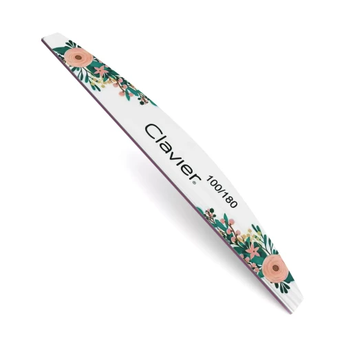 Clavier Pilnik Flowers łódka, profesjonalny, dwustronny gradacja 100/180 ZESTAW 10 SZTUK!!!