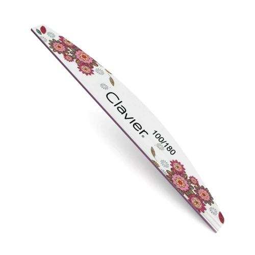 Clavier Pilnik Flowers łódka, profesjonalny, dwustronny gradacja 100/180 ZESTAW 10 SZTUK!!!