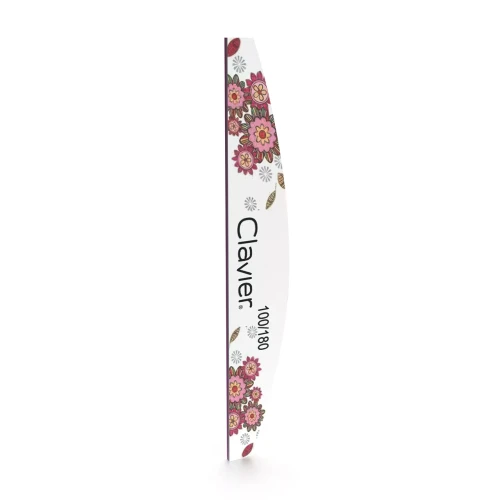 Clavier Pilnik Flowers łódka, profesjonalny, dwustronny gradacja 100/180 ZESTAW 10 SZTUK!!!