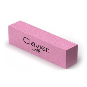Clavier Blok polerski do paznokci, polerka, pilnik do paznokci 10 szt. różowy