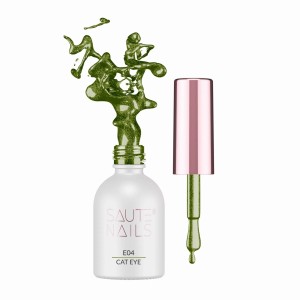 Saute Nails Lakier Hybrydowy - Cat Eye Effect E04 8 ml