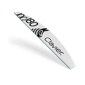Clavier Pilnik do paznokci NEW Zeberka Łódka 100/180, szary 10szt.