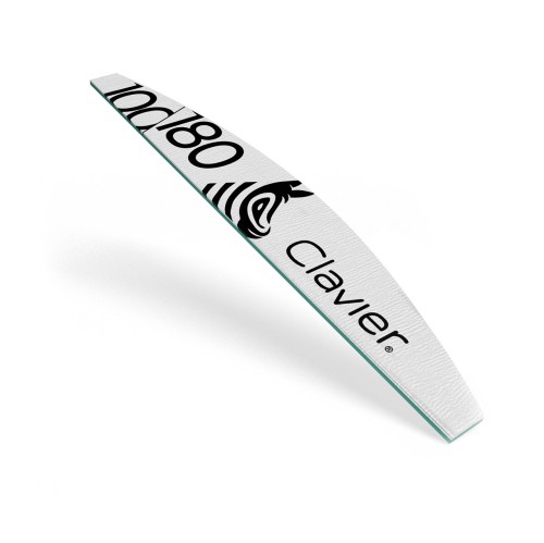 Clavier Pilnik do paznokci NEW Zeberka Łódka 100/180, szary 10szt.