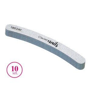 Clavier Pilnik do paznokci manicure zebra Banan (10szt) 180/240