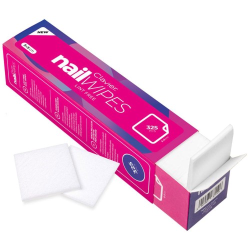 Clavier Waciki do paznokci, bezpyłowe Nail Wipes 325 szt.