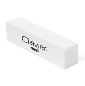 Clavier Blok Polerski do paznokci biały