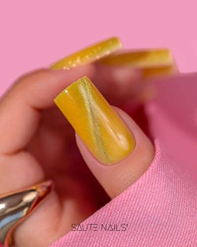 Saute Nails Lakier Hybrydowy - Cat Eye Effect E05 8 ml