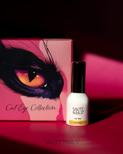 Saute Nails Lakier Hybrydowy - Cat Eye Effect E05 8 ml