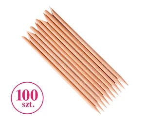 Clavier Patyczki drewniane do manicure, skórek, 100 sztuk