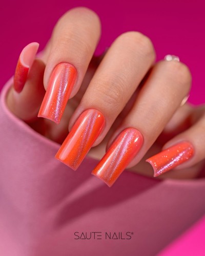 Saute Nails Lakier Hybrydowy - Cat Eye Effect E06 8 ml