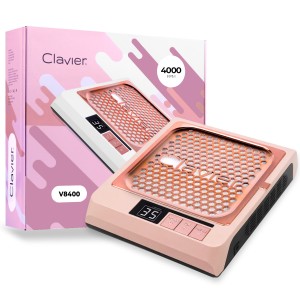 Clavier Pochłaniacz pyłu V8400, pedicure, Powder Pink, 20W