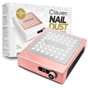 Clavier Profesjonalny pochłaniacz pyłu do paznokci V8700 24W, 3800 rpm, Rose Gold