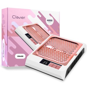 Clavier Pochłaniacz pyłu V8400 20W, pedicure, white