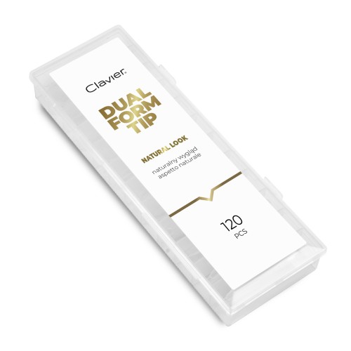 Clavier Formy do przedłużania paznokci Dual Naturalny Look, formy górne, szybki naturalny efekt