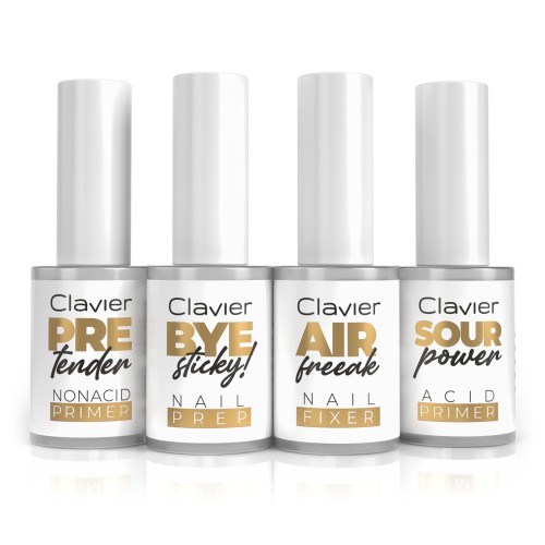 Clavier Preparat odtłuszczający NAIL PREP, BYE sticky, do paznokci, Hybryd, żelu, 7ml