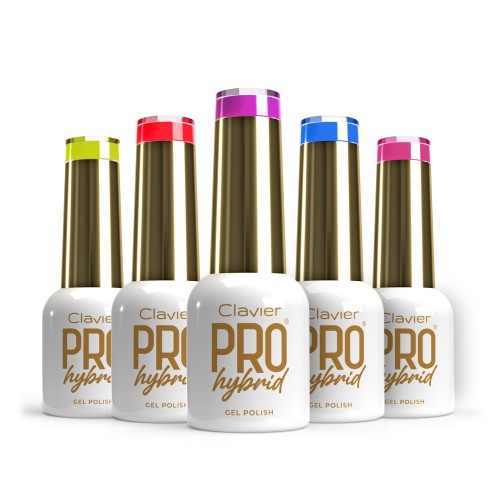 Clavier Lakier hybrydowy do paznokci PRO Gold nr 68