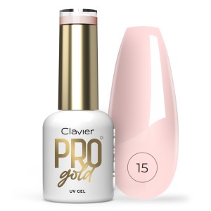 Clavier Lakier hybrydowy do paznokci PRO Gold nr 15