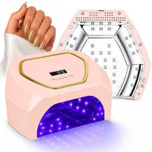 Clavier - Nailsology Lampa do paznokci LumiSense 3.0 UV/LED, 360° Smart Light Mirror System, Powder Pink, 268W