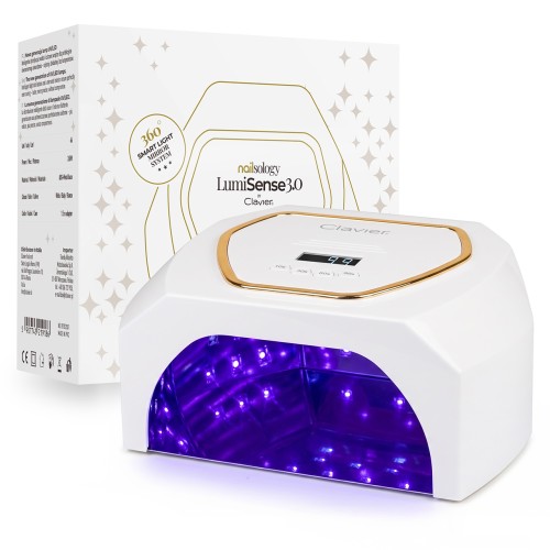 Clavier Nailsology Lampa do paznokci LumiSense 3.0 UV/LED 268W biała, profesjonalne utwardzanie