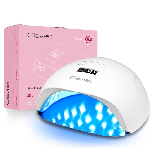 Clavier Profesjonalna lampa do paznokci Q12 UV/LED 48W 36 diod, lustrzane dno, Specjal Dual LED