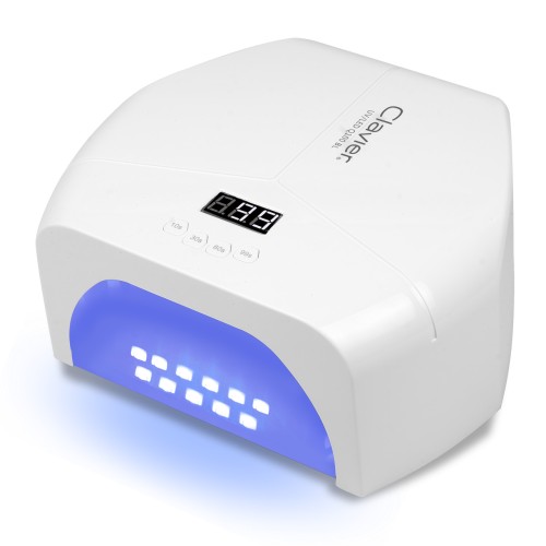Clavier Lampa do paznokci UV/LED Q100 BL, 48W, biała, 57x LED, lustrzane dno
