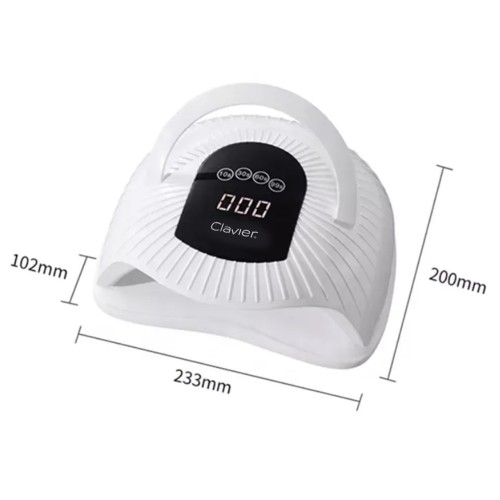Clavier Lampa do paznokci z białym dnem Q8 LED/UV, 72x LED, 300W