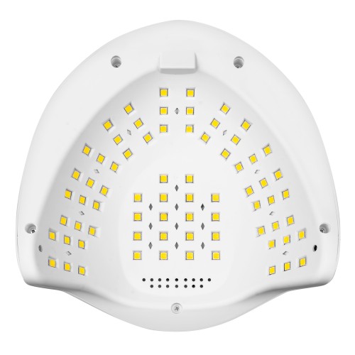 Clavier Lampa do paznokci z białym dnem Q8 LED/UV, 72x LED, 300W